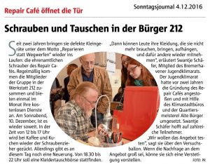 Repair Cafe @ Quartiersmeisterei